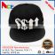 Best Selling 5 Panel With Collage Embroidery Flat Caps Cheap Polyester Foldable Baseball