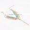 Fashion gold/silver anklets beaded foot jewelry anklets