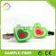 Heart/ Flower/ Start Shaped Customized Soft PVC LED Clips