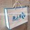 Luxury printed custom made paper shopping bags with handle