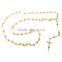 Fashion stainless steel main material gold rosary necklace