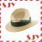 Wholesale Cheap Adjustable Chin Strap Large Brim Straw Cowboy Hat