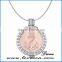 Round interchangeable Pendant Anchor Coin Necklace For Women
