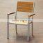 stacking aluminum polywood Patio Dinner Armchair ZT-1173C
