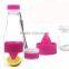 Custom Unbreakable Glass Water Bottle Lemon Cups Eco Fruit Infuse Glass Tea Infuser Cup