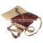 2016 Women's Leisure Linen and Crazy Horse Leather Crossbody Shoulder Bag