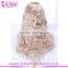 Wholesale 6a grade top quality malaysian human hair lace blonde u part wig
