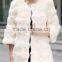 Fancy Graceful Women Fur Winter Coat Knitted Sheep Coat