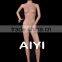 AIYI plastic half body mannequin is normal size