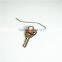plastic live animal shaped keychain
