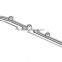 Metal chrome waterfall display hook for slatwall system from ironware product factory