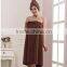 Brown Lady Bath Towel Cotton Japanese Body Towel