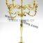 New Design Weddings Gold Candelabras Centerpiece And 8 Arms Gold Candelabra With Gold Bowl