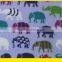 Elephant Printed Anti-pilling Polar Fleece Polyester Fleece Fabric,polar fleece for kids blanket.