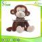 100% Cotton Stuffed Plush Brown Monkey funny plush toys for children