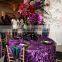 Various color wedding fancy petal table cloth