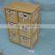 2016 meierjia wooden storage cabinet with 4 wood drawers