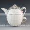 Ceramic teapot and a cup in one , chaozhou porcelain teapot sets with 6 PCS cups
