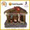 led new design resin christmas village houses ornaments