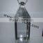 Silver metal lantern for wedding decoration