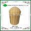 Handmade woven waste basket
