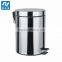 Round waste storage eco recycling rubbish bin for household