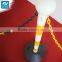 plastic chain barrier/red/white plastic stanchion