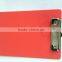 A5 PS red smooth school clipboard