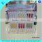 Custom 3 tiers red acrylic dessert food display buffet stand for wedding