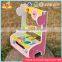 Wholesale Preschool Kids Play Barbecue Wooden Toy Bbq Set New Design Girls Wooden Toy Bbq Set W10C302