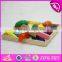 2017 Top fashion children cutting wooden food toys W10B173-S