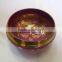 Best Selling Symbolic Colored Tibetan Healing Meditation Singing Bowl