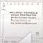 Kearing brand manufacture aviation square protractor,combination square set protractor,super quality military square ruler#KMP-4