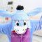 flannel cartoon adult animal jumpsuit animal pajamas jumpsuit donkey design