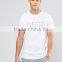 Custom Short Sleeve Crew Neck White Men's 100% Cotton 180gsm Soft Jersey Printing Design Regular Fit Casual Blank Cool T-Shirt