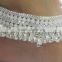 BROAD Anklets silver tone BELLS payal