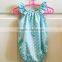 Baby Soft Bubble Bodysuit Clothing Ruffle Sleeve Design Toddler Girls Polka Dot Romper Wholesale