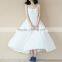 Z&M Lady Fashion Dress White Dress Linne Dress