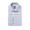 High quality light blue French collar classic square cuffs long sleeve shirt