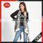 women's custom korean style sweater of knitting pattern vest cardigan