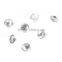Rhinestone Hair Accessories Findings Round Transparent Clear