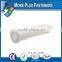 Made in Taiwan Universal Plastic Ribbed Long Conical Wall Plug Anchors