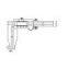 0-500mm Digital caliper one-way claw Special caliper