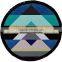 cotton round beach towel with tassel sabt