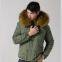 2017 new fashion warm Eruopean style good quality raccoon fur men jacket