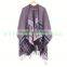 Hand Knitted Poncho, Brown Scarf,Wool Knitted Sweater