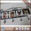 wrought iron wall coat rack with sublimation printable tiles