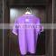 Customised Promotion Blank CVC Short Sleeves men Purple Polo T Shirt