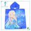 Disney Audit towel factory Frozen character printed hooded baby towels poncho beach towel for adults