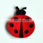2016 Trendy Ladybug Flower DIY Carfting Felt Back Without Hair Clips